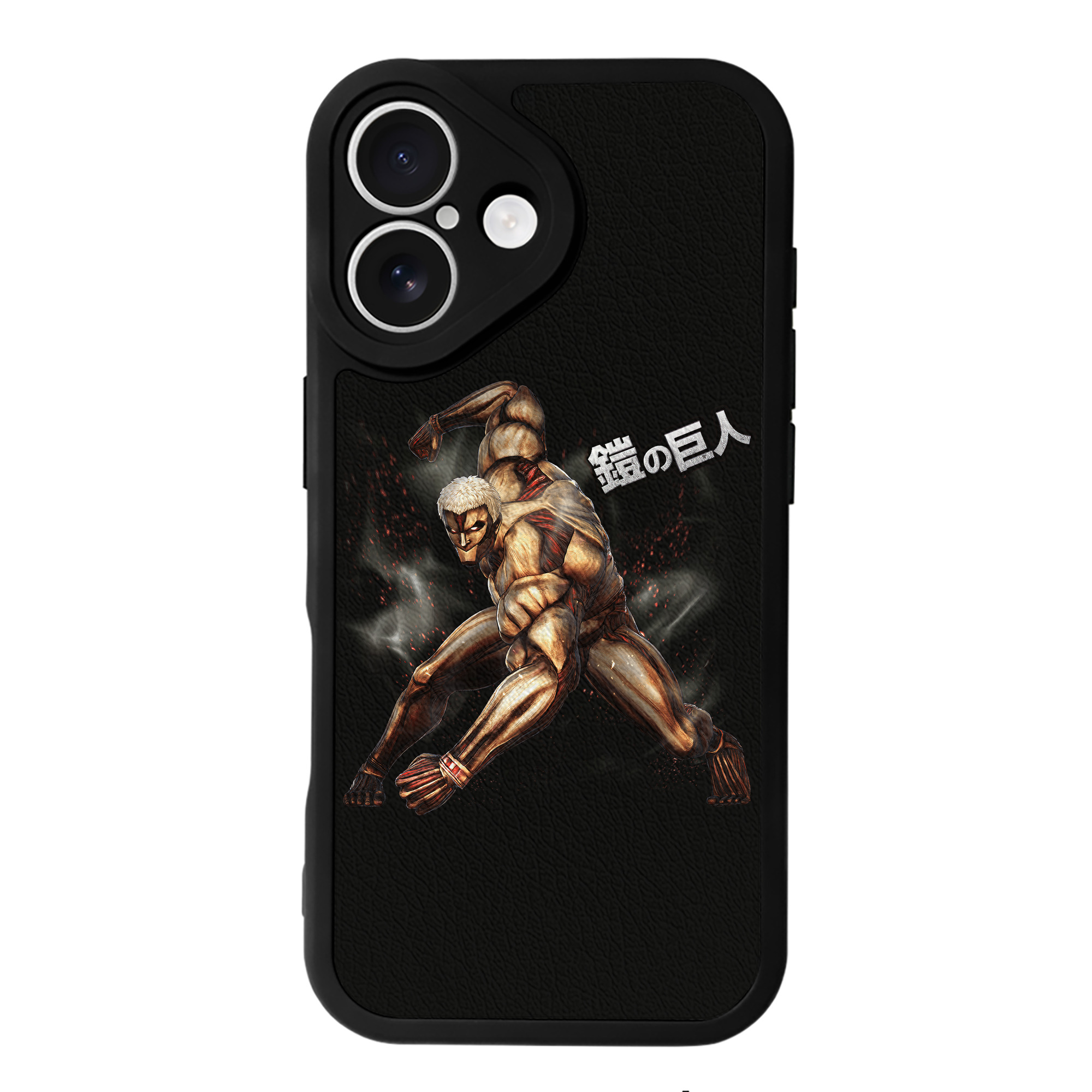 （画像用） 進撃の巨人 Attack on Titan 【iPhone 16シリーズ対応】シリコンスマホケース（レザー調） 材質：シリコン